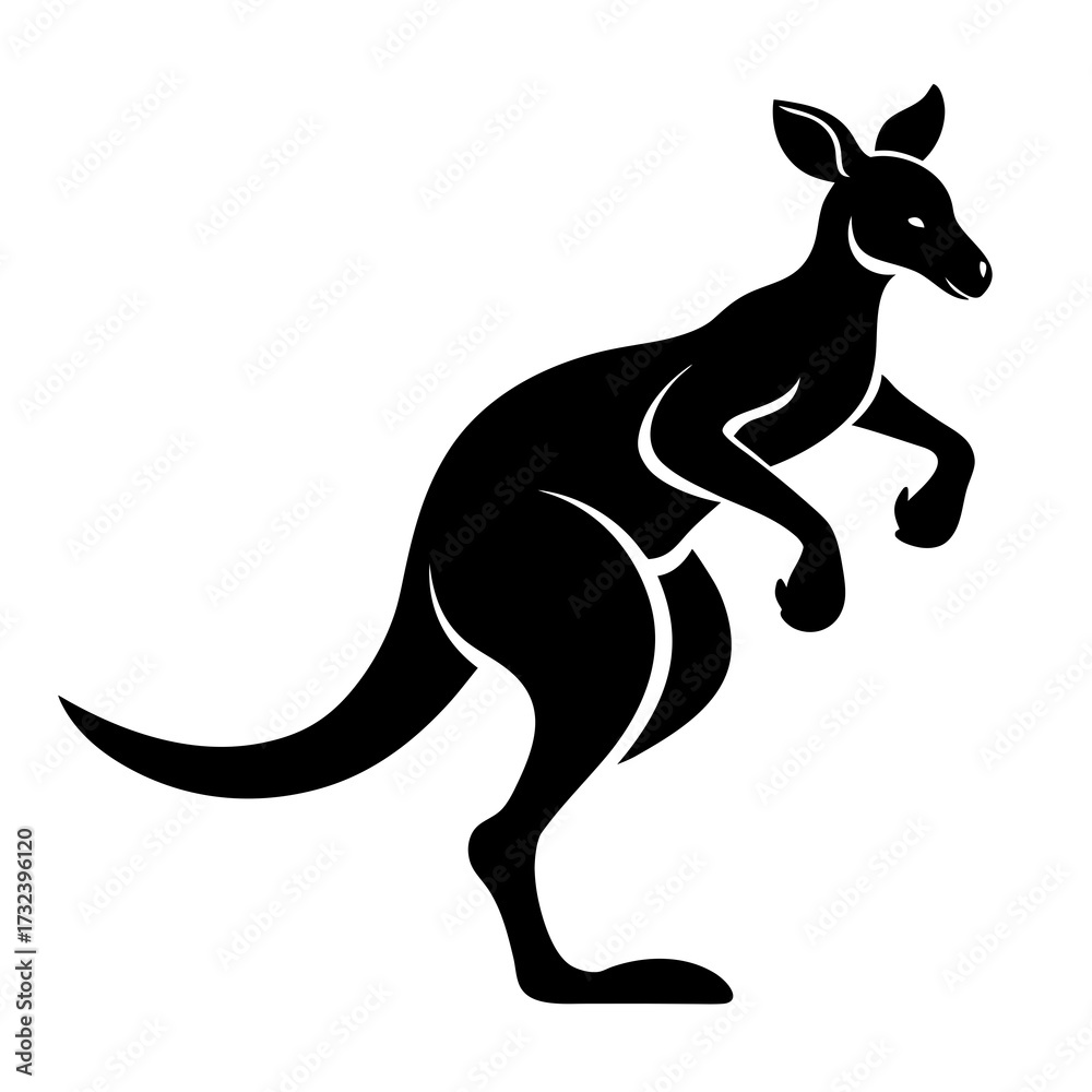 Fototapeta premium kangaroo vector