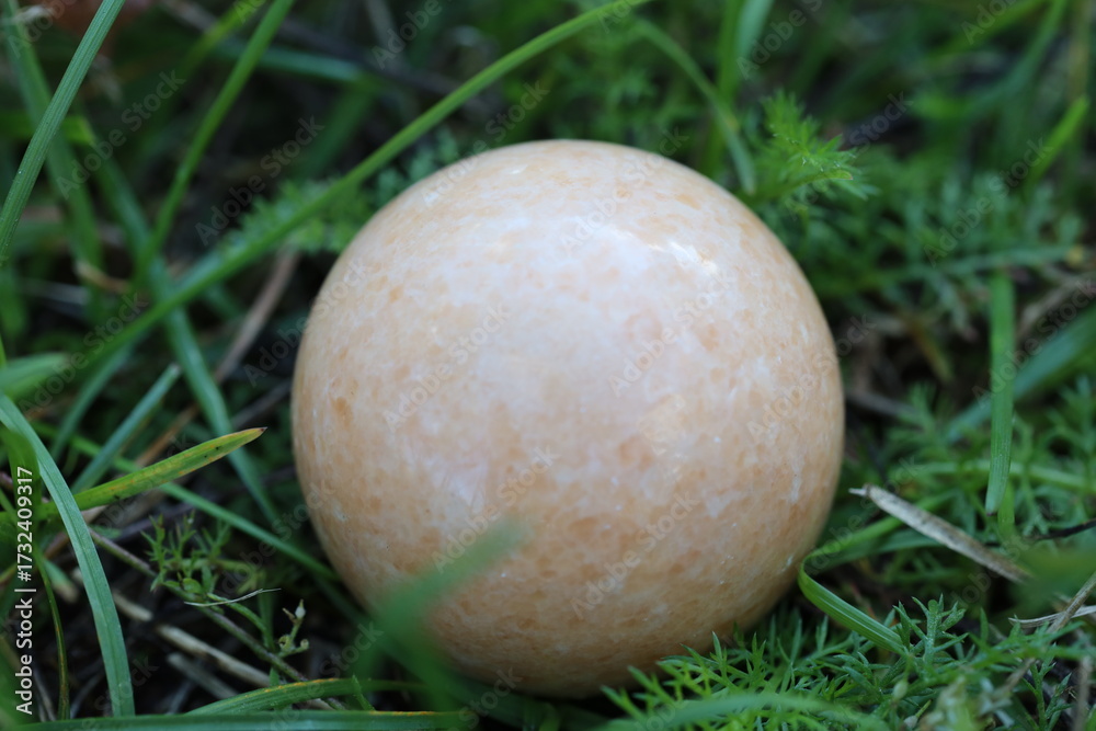 Obraz premium Chinese massage balls lie in nature. Treatment of ACCUPUNTURE AND MASSAGE for joint diseases
