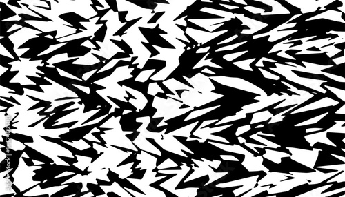 Black and white grunge and abstract pattern for modern background and jersey design. Design element editable vector Format. 