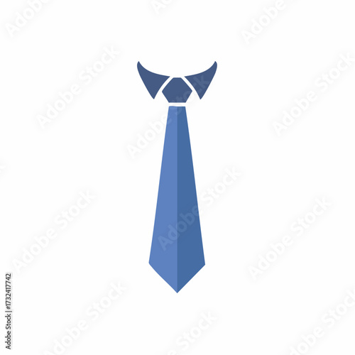 Free Download Blue tie illustration on white background formal business wear - GFXLoad