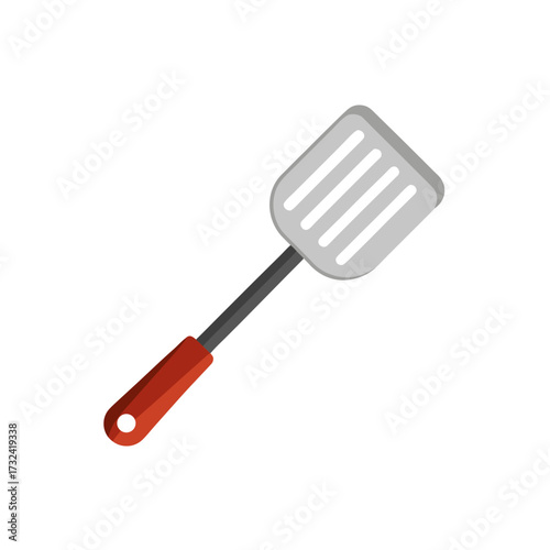 black plastic spatula