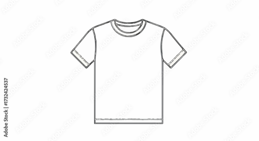 Naklejka premium Plain white tshirt