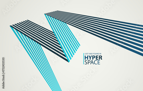 Lines in motion vector abstract background, 3D perspective stripes showing energy speed and aggression, minimal linear wallpaper art, sharp surreal graphics.