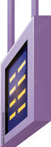 Railway schedule board, vector flat scoreboard, hanged banner subway station, metro, public transport information screen