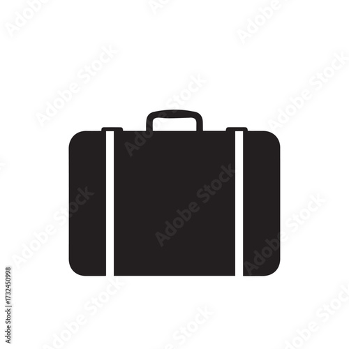 "Suitcase with handle"