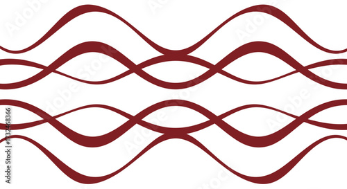 Maroon waves intersect