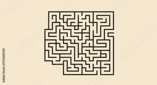 Square maze