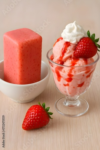 strawberries and cream