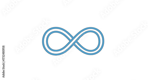 Endless possibilities: A double lined infinity symbol representing limitless potential
