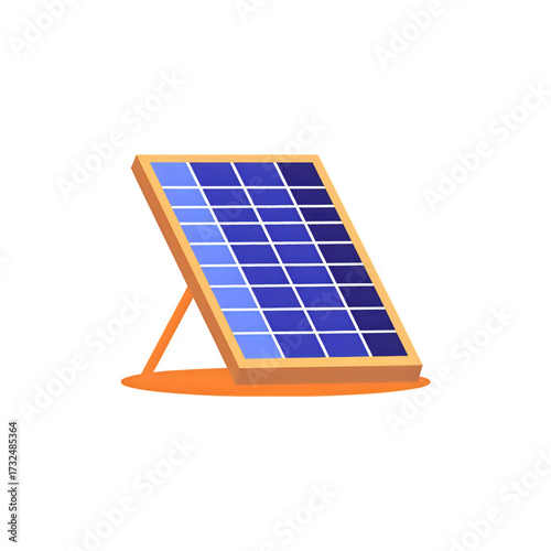 Clean solar energy panel, sustainable power source