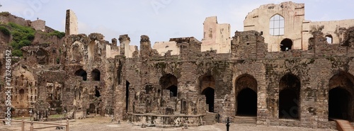 Photography The ruins of the Golkonda Fort of  Hyderabad in India