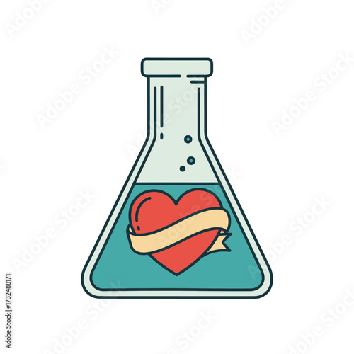 Love Potion in a Flask - A Romantic Science Experiment.