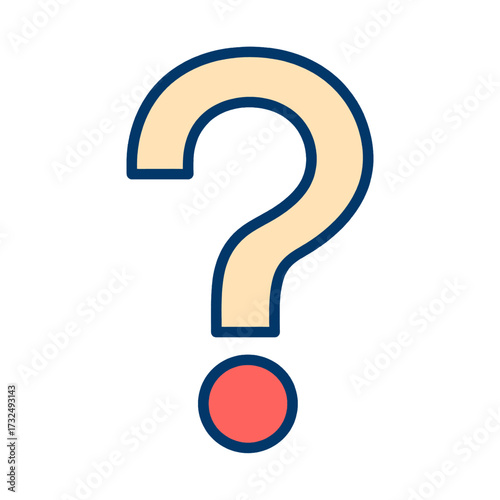 Question Mark Icon - A Symbol of Inquiry and Curiosity.