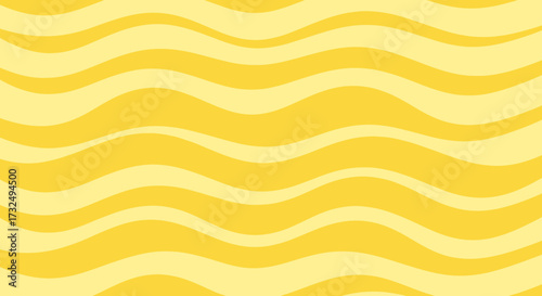 Wavy yellow bands