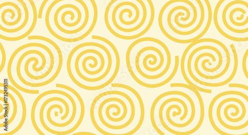 Golden spirals pattern
