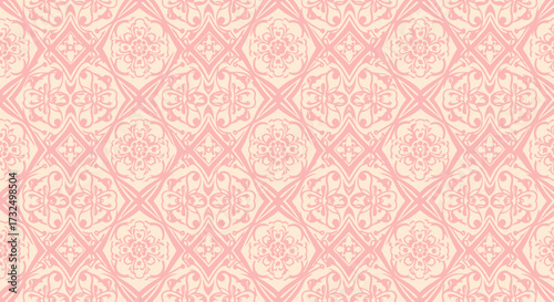 Elegant pink floral pattern