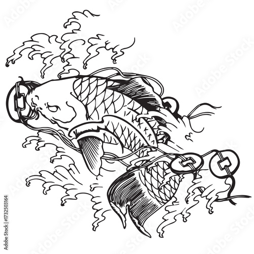Koi fish tattoo 004