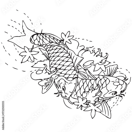 Koi fish tattoo 011