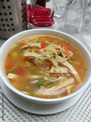 chicken soup with vegetables