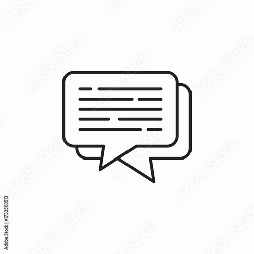 speech bubbles talk icon sign vector
