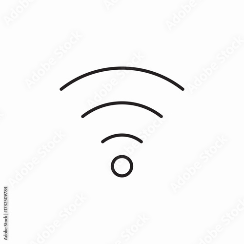 wifi internet icon sign vector