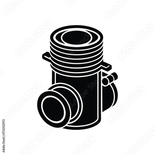 photo camera and lens