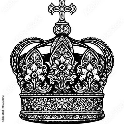 "Throne of bloom—grace forged in sovereign scrolls."