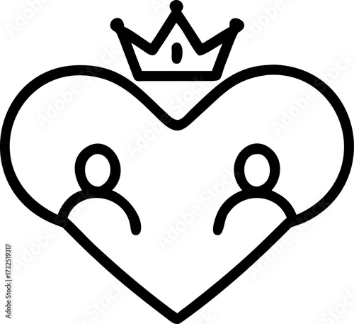 loyalty vector icon on white or transparent background. trust or reliable or faith icons items. Stroke icon collections. Editable Stroke icon collection.
