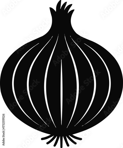 onion isolated on white background