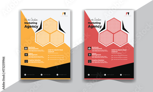 Creative Corporate Business Flyer Layout For Professional Office Business Promotion