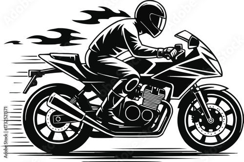 man on motorcycle