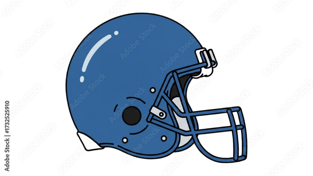 Fototapeta premium American Football Helmet – Vector Illustration AI EPS PNG JPEG