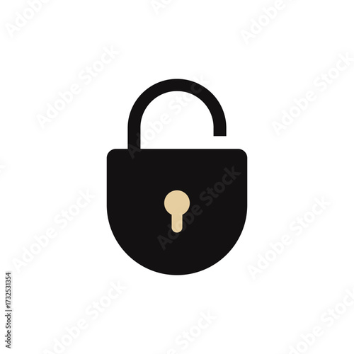 Unlock your potential with this modern, secure padlock icon, representing freedom and access to new opportunities