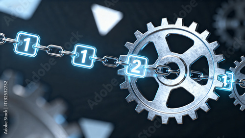 NumberChainWithGears