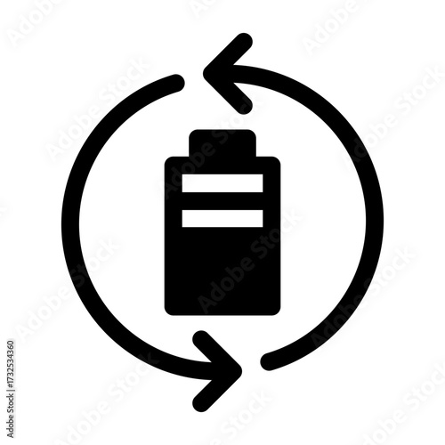 Recycle Battery Icon
