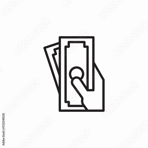 cash payment icon sign vector