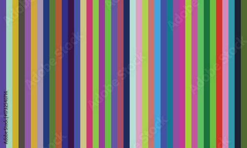 Vibrant Multicolor Vertical Stripes Graphic Background with Playful and Eye Catching Design for Creative Projects