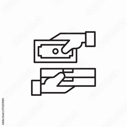 delivery payment icon sign vector