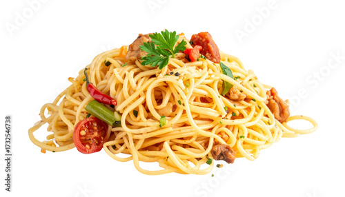 spaghetti with tomato sauce
