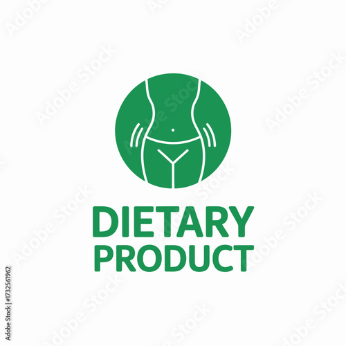 An artistic body icon representing dietary products, focused on promoting healthy practices, self-love, and body positivity in the context of wellness and fitness.