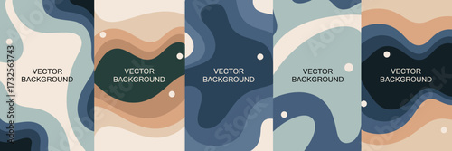 Colorful organic shapes create a visually appealing abstract design, making it suitable for artistic projects focused on modern aesthetics and innovative themes.