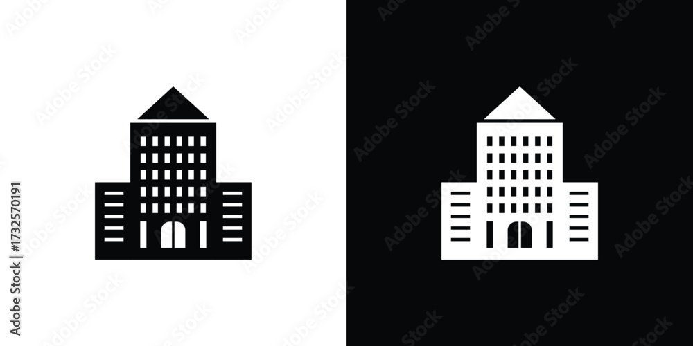 Fototapeta premium Building Silhouette with Transparent Background, Tower, Structure, Architecture