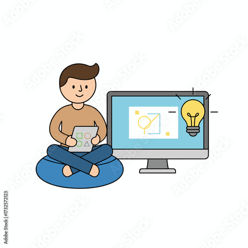 Graphic designers develop visual content for marketing campaigns