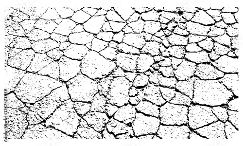 dry cracked earth