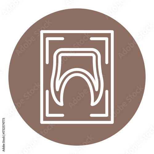 Tooth Xray Vector Icons