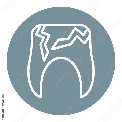 Tooth Decayed Vector Icons