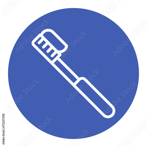 Tooth Paste on Brush Vector Icons