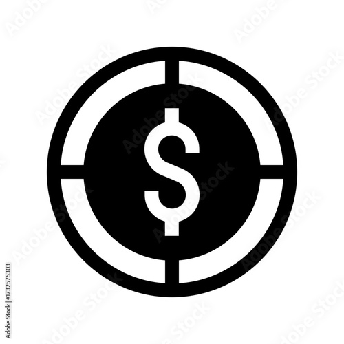 Dollar Coin Icon