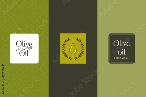 This artistic olive oil branding showcases creative flair with unique illustrations and design elements that celebrate the essence of premium olive oil.