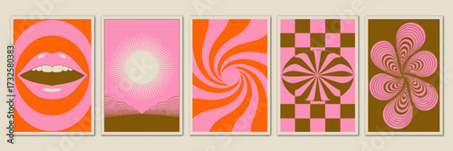 An engaging display of psychedelic swirl art featuring vibrant colors and dynamic forms, perfect for capturing attention and inspiring creativity in any design context.